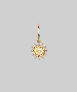 CLASSICS ELIN. Sun & Moon Hoop Earrings - Gold