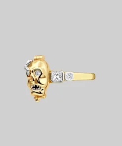 CLASSICS Rings REVENANT. Skull Poison Box Ring - Gold