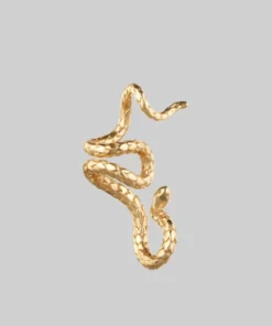 CLASSICS Earrings MINERVA. Snake Ear Wrap Cuff - Gold