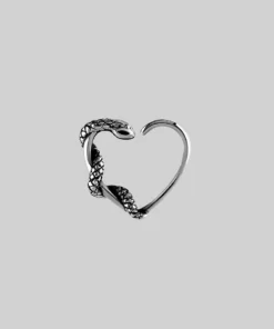 CLASSICS SLINK. Silver Snake & Heart Daith Ring