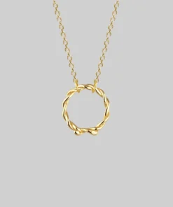 AW21 Necklaces & Chains DEVISE. Double Headed Snake Twist Necklace - Gold
