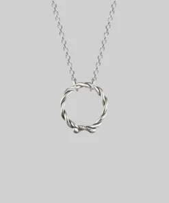 AW21 Necklaces & Chains DEVISE. Double Headed Snake Twist Necklace - Silver
