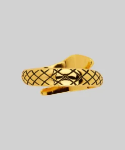 CLASSICS LUCIFER. Gold Snake Wrap Ring