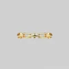 CLASSICS LUCIA. Spiked Chain Ring - Gold