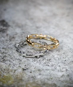 CLASSICS LUCIA. Spiked Chain Ring - Gold