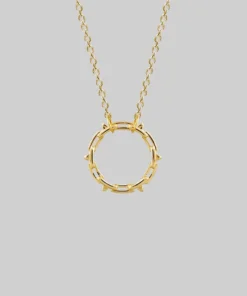 AW21 LUCIA. Spiked Chain Necklace - Gold