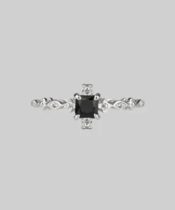 CLASSICS Rings KINGDOM. Regal Black Spinel Silver Ring