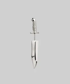 CLASSICS TORN. Short Dagger Single Earring - Silver Earrings