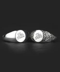 CLASSICS TILL DEATH. Promise Signet Ring Promise Rings