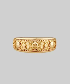 CLASSICS SOLAR MOON. Sun & Moon Band Ring - Gold Rings