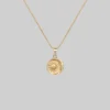 End Of Line Necklaces & Chains SUNDANCE. Sun & Moon Medallion Necklace - Gold