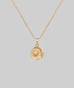 End Of Line Necklaces & Chains SUNDANCE. Sun & Moon Medallion Necklace - Gold