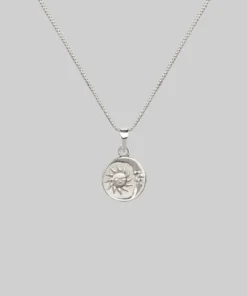End Of Line Necklaces & Chains SUNDANCE. Sun & Moon Medallion Necklace - Silver