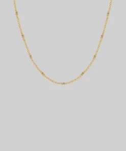 End Of Line Necklaces & Chains JADE. Sunburst Chain - Gold