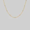 End Of Line Necklaces & Chains JADE. Sunburst Chain - Gold