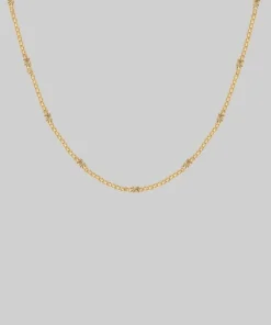 End Of Line Necklaces & Chains JADE. Sunburst Chain - Gold
