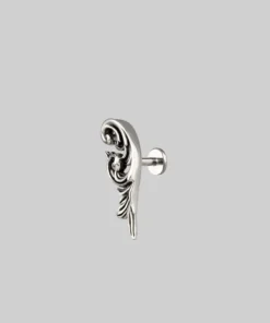 CLASSICS IMPERIAL. Ornate Flourish Stud Earring - Silver Earrings