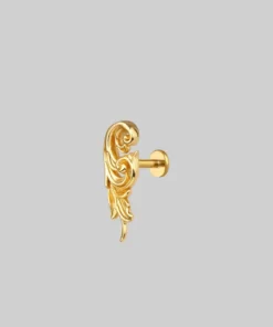 CLASSICS IMPERIAL. Ornate Flourish Stud Earring - Gold 10 CLASSICS IMPERIAL. Ornate Flourish Stud Earring - Gold
