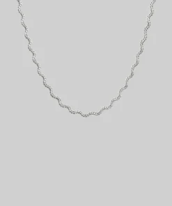 CLASSICS Necklaces & Chains HARPER. Zig-Zag Chain Collar Necklace - Silver