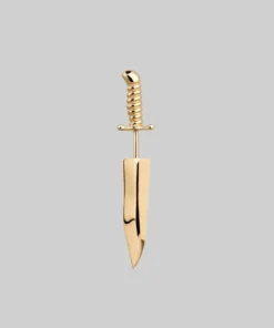 CLASSICS TORN. Short Dagger Single Earring - Gold