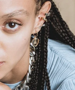 End Of Line Earrings ORBIT. Chunky Conch Ear Cuff - Gold