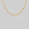 End Of Line REGARD. Cross Link Chunky Chain Necklace - Gold Necklaces & Chains