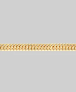 CLASSICS SOLACE. Wide Curb Chain Choker - Gold