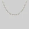 End Of Line REGARD. Cross Link Chunky Chain Necklace - Silver