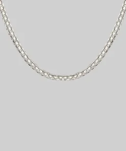 End Of Line REGARD. Cross Link Chunky Chain Necklace - Silver