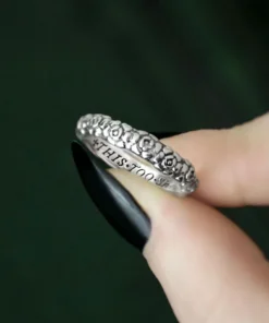 CLASSICS This Too Shall Pass Posie Ring - Silver Rings