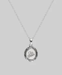 CLASSICS TILL DEATH. Promise Medallion Pendant Necklace
