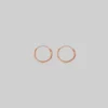 End Of Line Tiny Rose Gold Hoops - 10mm