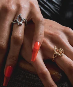 End Of Line DECEIPT. Four Headed Snake Ring - Silver Rings