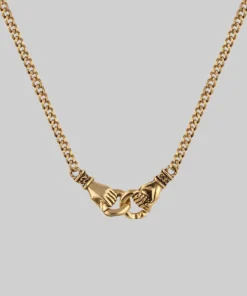 CLASSICS Necklaces & Chains UNITY. Linking Hands Necklace - Gold