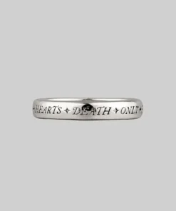CLASSICS United Hearts Death Only Parts Posie Ring - Silver Rings