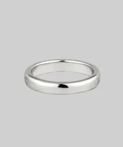 CLASSICS United Hearts Death Only Parts Posie Ring - Silver Rings