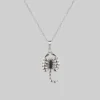 CLASSICS VELES. Scorpion Onyx Necklace - Silver