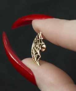 CLASSICS NARCISSA. Silver Web Stud Earring - Helix