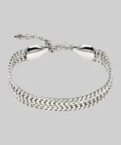 CLASSICS Bracelets MARISE. Extra Wide Curb Chain Bracelet - Silver